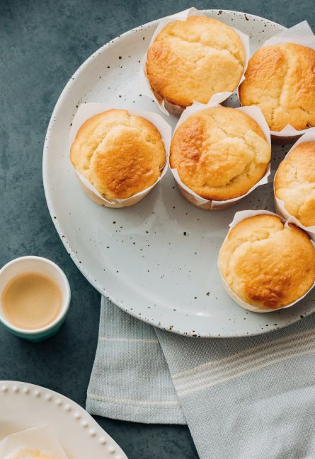 Vanilla Chai Lemon Ricotta Muffins